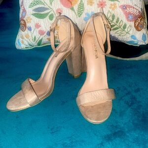 Blush pink heels